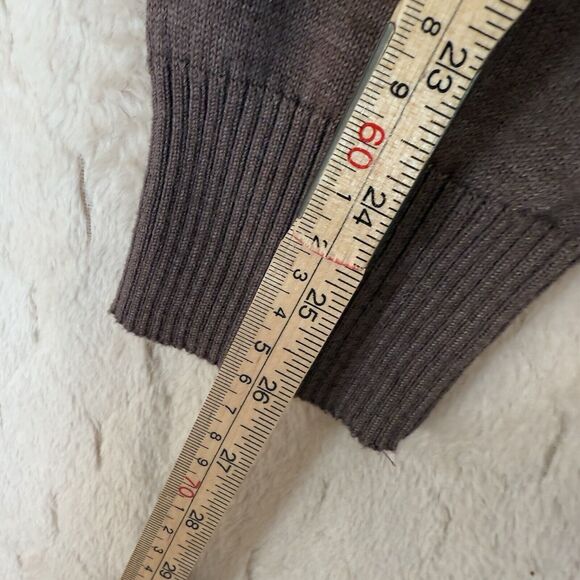 NWT Oscar De La Renta‎ 2012 Button Up Cardigan Sweater Brown Sz L - Picture 6 of 16